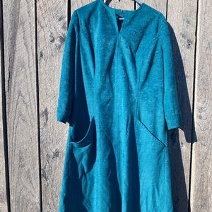 Vintage 60’s Mr Jack of Dallas Teal Dress